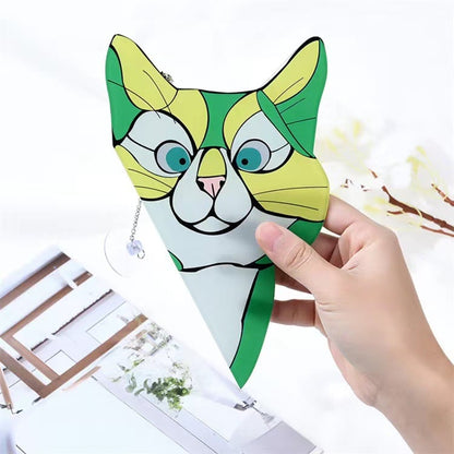 😻Handmade Stain Cat Suncatcher For Window